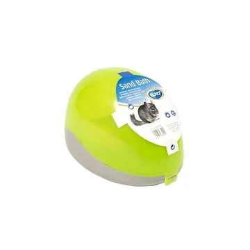 DUVO+ Kúpeľnička pre činčily, s pieskom, zelená (5414365188900)