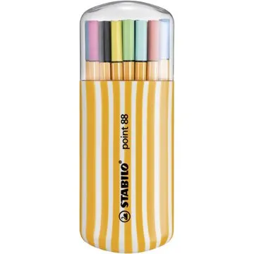 STABILO Liner Point 88 Twister Zebrui 20 farieb (4006381340984)