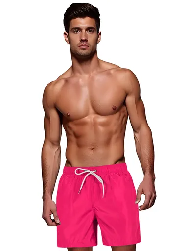 Pánske fuchsiové kraťasy Dstreet SX2532