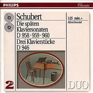 Alfred Brendel, SONATY PRO KLAV. D 958-960, CD