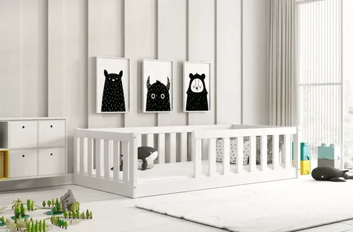 BMS Detská jednolôžková posteľ BELLA SIMA  | 80 x 160 cm Farba: Biela