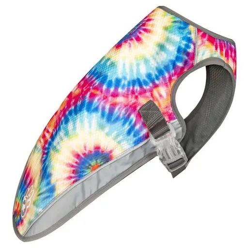 CANADA POOCH Chladiaca vesta pre psov tie dye 1 ks, Velikost vesty: 10
