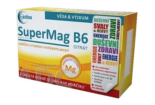 Astina SuperMag B6 CITRÁT, 30 ks