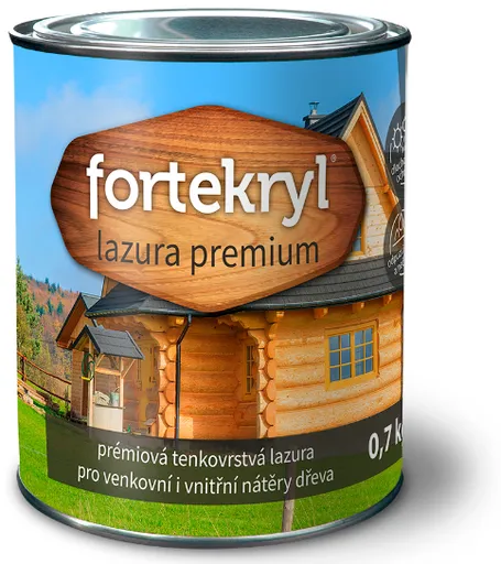 AUSTIS FORTEKRYL PREMIUM - Prémiová tenkovrstvá lazúra bezfarebná 0,7 kg