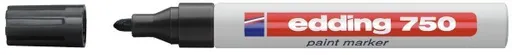 Popisovač Edding 750 lakový čierny 2-4mm