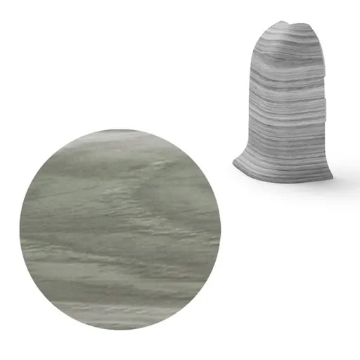 Vnější roh k soklu Naturel chateau , PVC dĺžka 0,5 cm, výška hrany 56 mm, NATNGTZ99