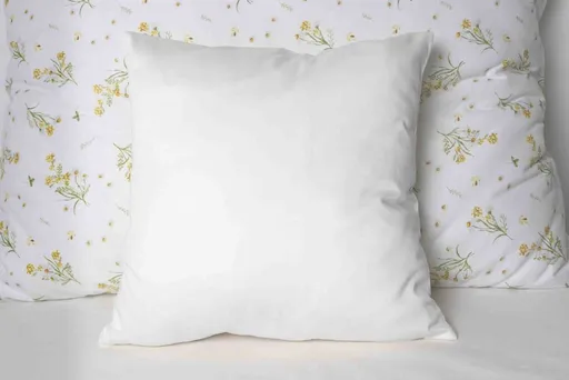 Polášek Jednofarebná obliečka na vankúš Jersey - Biela | 40 x 60 cm