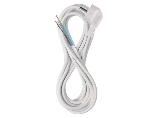 EMOS | S14315 | Flexo šnúra PVC 3× 1,0mm2, 5m, biela