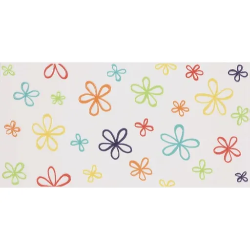 Dekor Fineza Happy mix barev Flower 20x40 cm lesk DHAP40FL