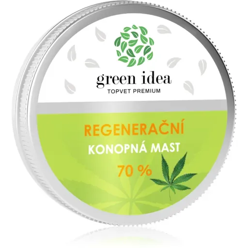 Green Idea Regeneračná konopná masť 70% regeneračná a upokojujúca starostlivosť 100 ml
