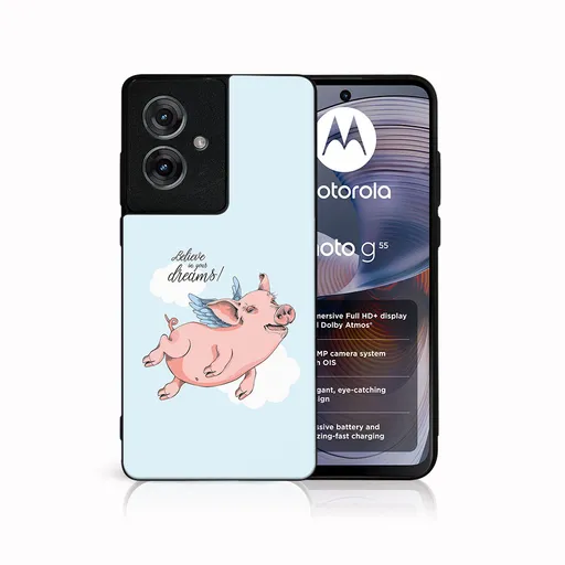MY ART Ochranný kryt pre Motorola Moto G55 5G PIG (186)