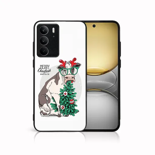 MY ART Kryt s vianočným dizajnom Realme C75 / Realme 14x 5G MERRY CHRISTMAS (074)