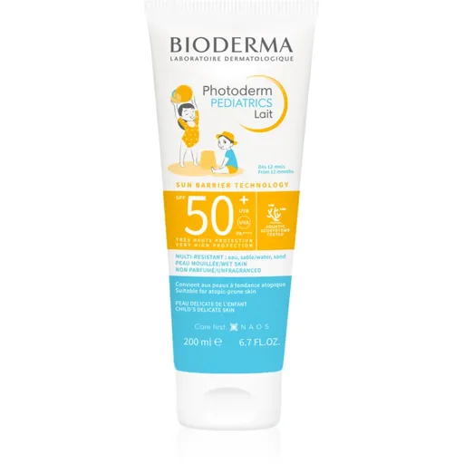 Bioderma Photoderm Pediatrics opaľovacie mlieko pre deti 200 ml