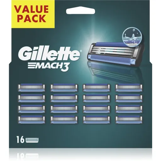 Gillette Mach3 náhradné žiletky 16 ks