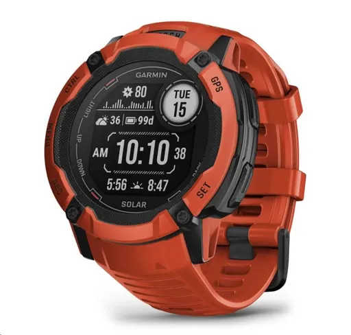 Garmin GPS športové hodinky Instinct 2 2X Solar (Red)