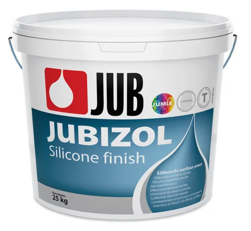 JUBIZOL Silicone finish T - silikónová škrabaná dekoratívna omietka 25 kg zr. 2mm - biely