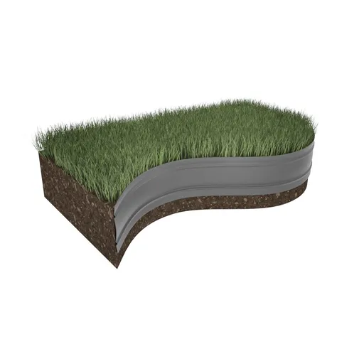 Amispol Skrytý záhradný obrubník, 12,5 x 800 cm