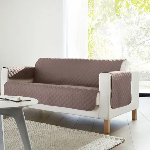 Prešívaná protišmyková prikrývka na kreslo a pohovku, z mikrovlákna