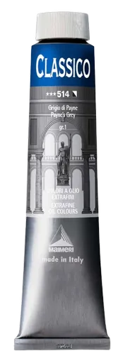 MAIMERI CLASSICO - Extra jemné olejové farby 514 - paynes grey, 0,2 L