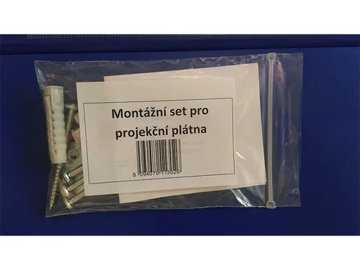 Montážny set pre projekčné plátna