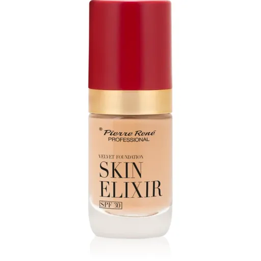 Pierre René Skin Elixir zamatový make-up SPF 30 odtieň no. 04 Warm Nude 25 ml