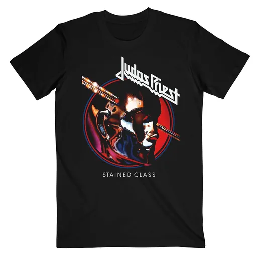 Judas Priest tričko Stained Class Album Circle Čierna S