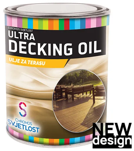 ULTRA DECKING OIL - Olej na drevené terasy 0,75 l bezfarebný