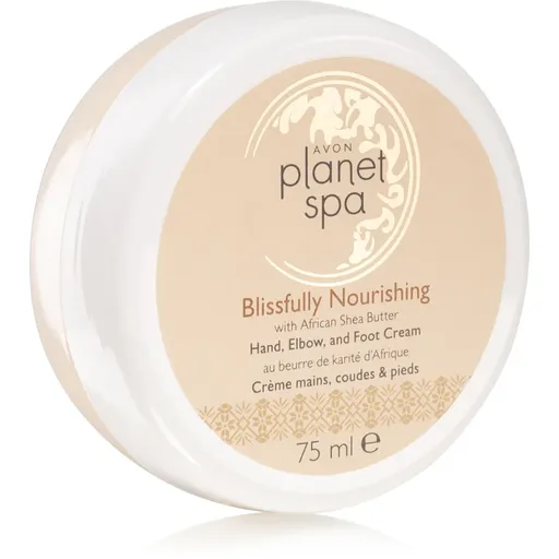 Avon Planet Spa Blissfully Nourishing výživný krém na ruky na nohy 75 ml
