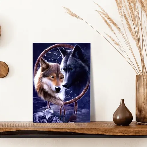 Weltbild Malování podle čísel Vlci v lapači snů