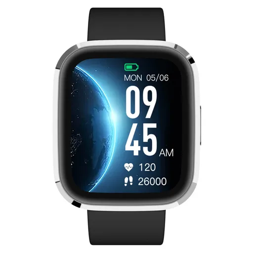 GARETT Smartwatch GRC STYLE Silver Black Inteligentné hodinky