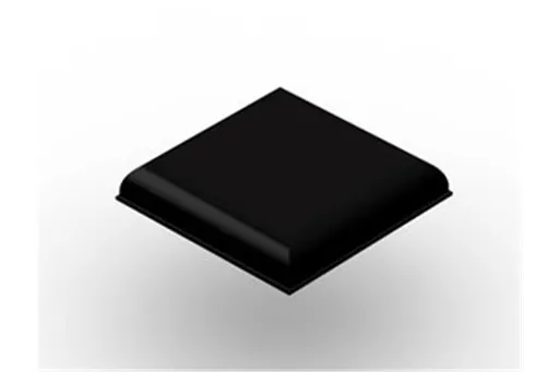 3M Bumpon SJ5705 čierny, plato = 9 ks