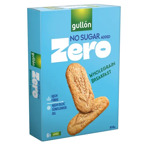 GULLÓN Breakfast biscuits sušienky s celozrnnými cereáliami 216 g