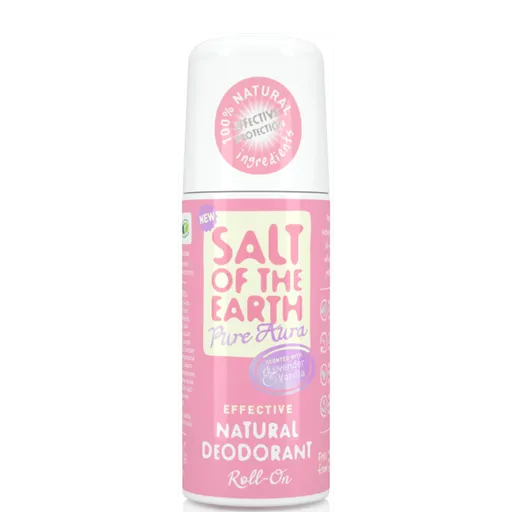 Prírodný kryštálový deodorant PURE AURA - levandula, vanilka roll on 75ml