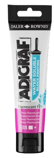 D&R ADIGRAF - Farba na linoryt (fluorescent pink, 0,059 L)