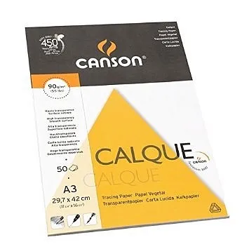 CANSON CALQUE - Pauzovací papier A3 (20 listov)