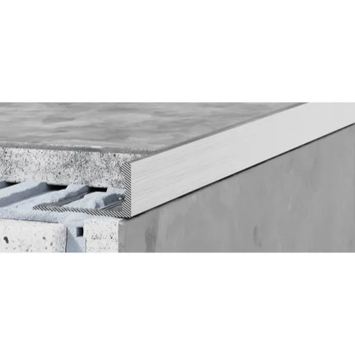 Lišta ukončovací "L" Havos, hliník elox, dĺžka 250 cm, výška hrany 6 mm, ALE6250O