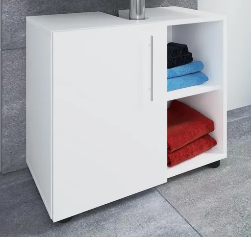 VCM Skříňka pod umyvadlo Flandu III, bílá