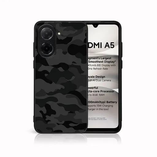 MY ART Ochranný kryt pre Xiaomi Redmi A5 BLACK CAMO (234)