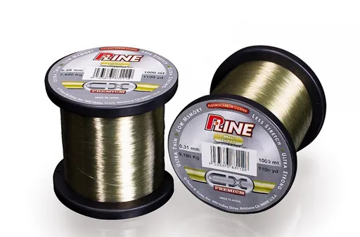 P-line vlasec cx premium zelený 1000 m-priemer 0,41 mm / nosnosť 17,95 kg