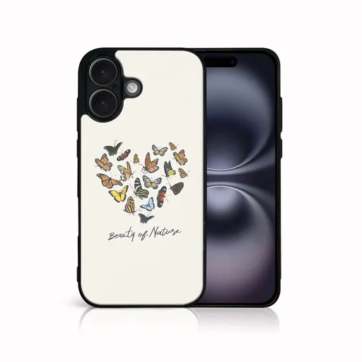 MY ART Ochranný kryt pre Apple iPhone 16 BUTTERFLIES (240)