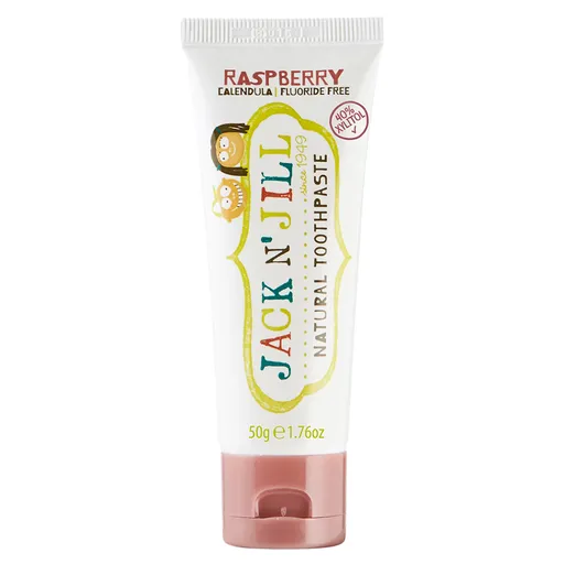 JACK N' JILL prírodná zubná pasta Organic MALINA 50 g