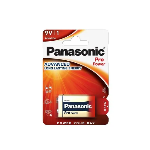 Panasonic Batéria 6LF22PPG/1BP Pro Power (6LR61)