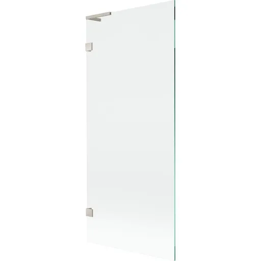 MEXEN/S - Lunar L vaňová zástena FIX 80 x 150, transparent, nikel kartáčovaný 897L-080-000-97-00