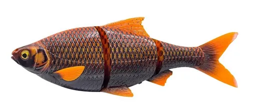 Savage gear gumová nástraha 3d line thru roach slow sinking black - 25 cm 206 g