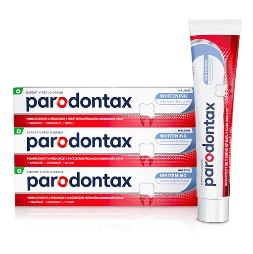 PARODONTAX zubná pasta Whitening 3 x 75 ml