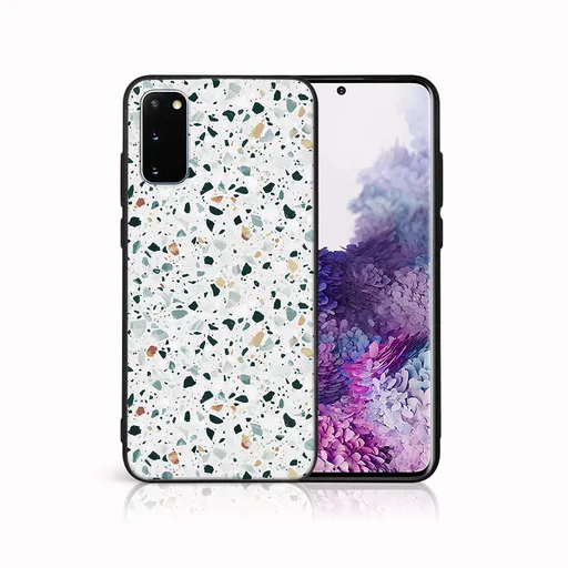MY ART Ochranný kryt pre Samsung Galaxy S20 FE GREY TERRAZZO (163)
