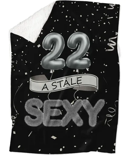 Deka Stále sexy – Čierna (vek: 22, Podšitie baránkom: ÁNO)