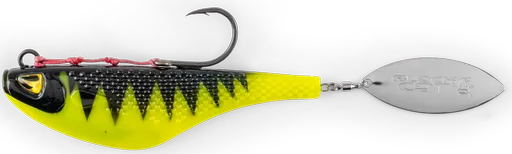 Black cat nástraha mad flash spin tail shock perch 14 cm 82 g