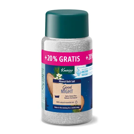 Kneipp Soľ do kúpeľa Good Night, 600 g