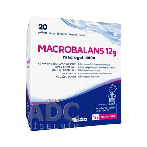 Vitabalans MACROBALANS 12 g macrogol. 4000